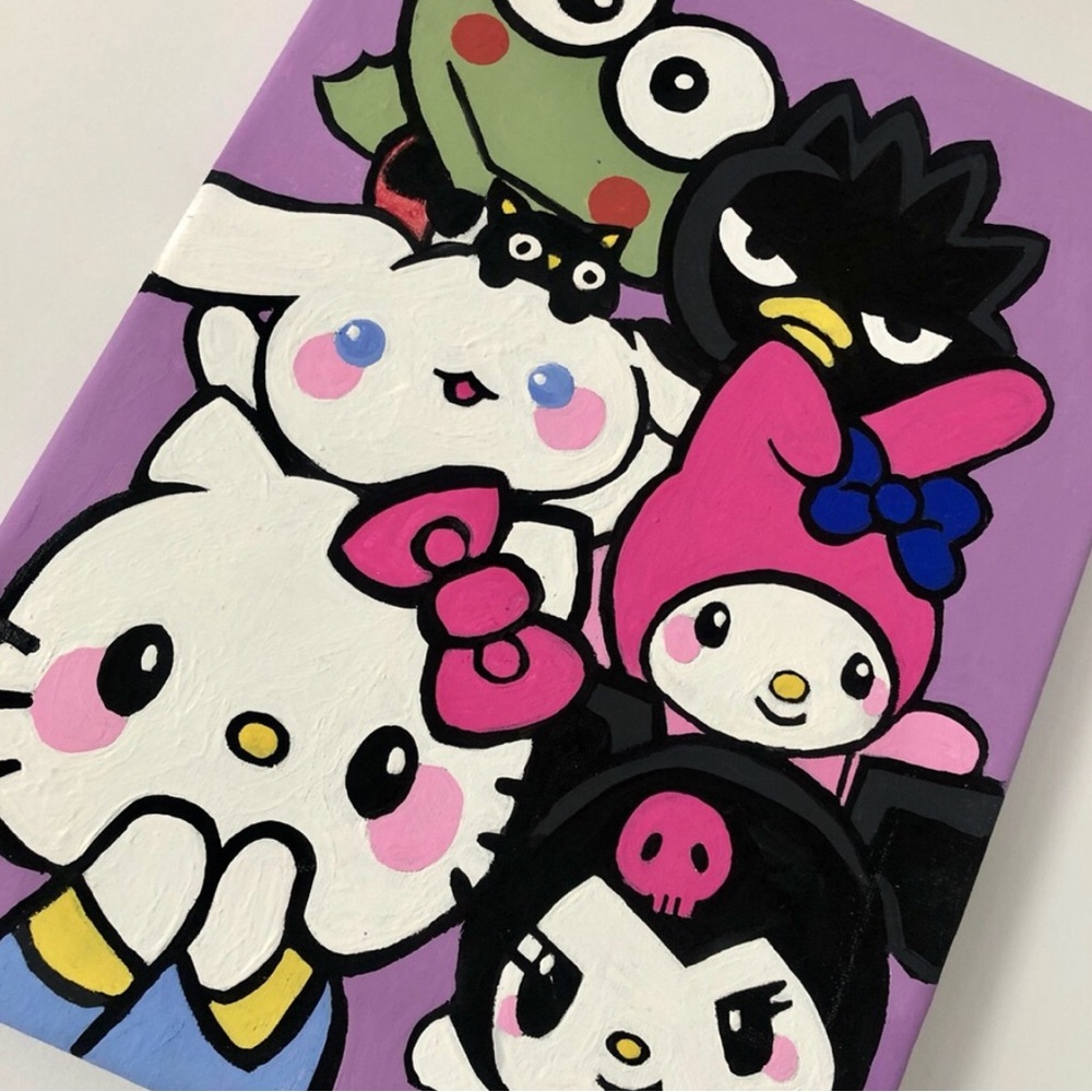 Hello Kitty & Friends Acrylic Painting